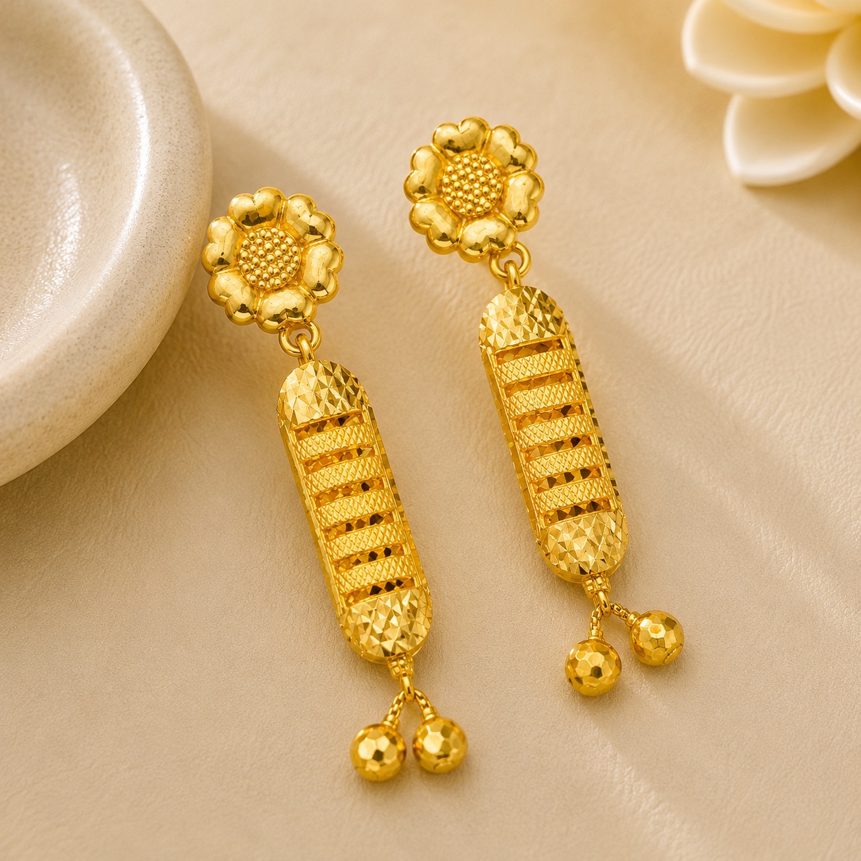 Gold Jhumka Design 1