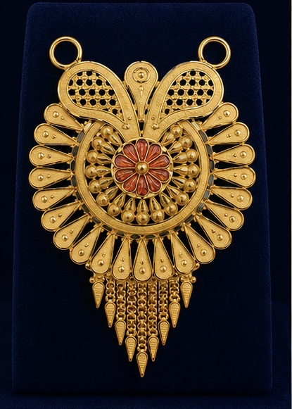 Gold Pendant Design 3