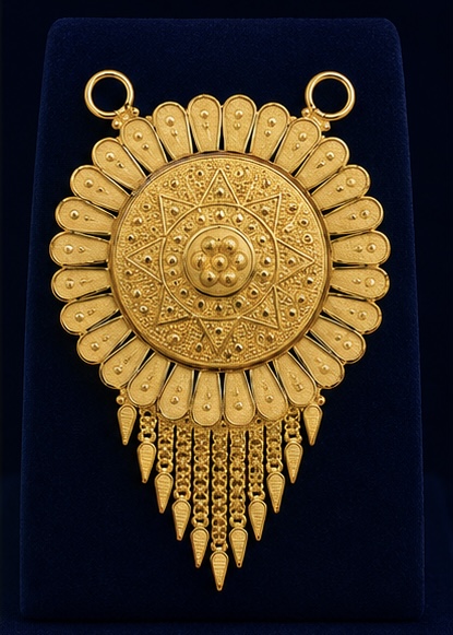 Gold Pendant Design 4