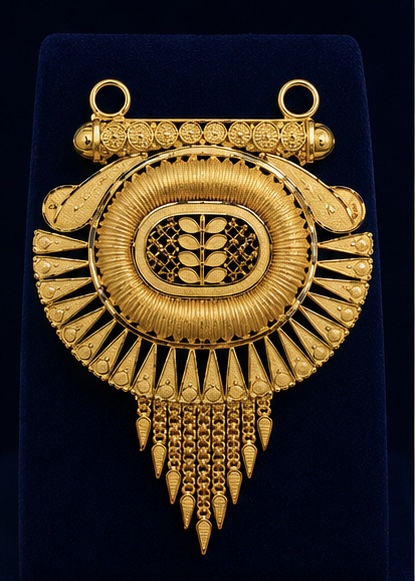 Gold Pendant Design 6